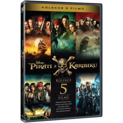 Piráti z Karibiku 1-5 kolekce DVD – Sleviste.cz