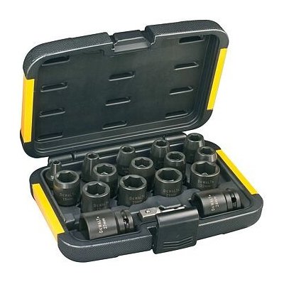 DeWalt DT7506 sada hlavic 17-dílná, 1/2" pro rázové utahováky 6-27mm – Zbozi.Blesk.cz