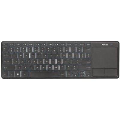 Trust Theza Wireless Keyboard with touchpad 22350 – Zboží Mobilmania