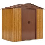 Kovový domek na nářadí Helsinki 19 x 13 m Sklad Boss bronzový – Zbozi.Blesk.cz