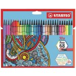 Stabilo Pen 68 30 ks sada 30 různých barev – Zboží Dáma