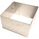 Pevná rozložitelná forma čtverec 25x25cm (výška 12cm) - DR ranty – Sleviste.cz