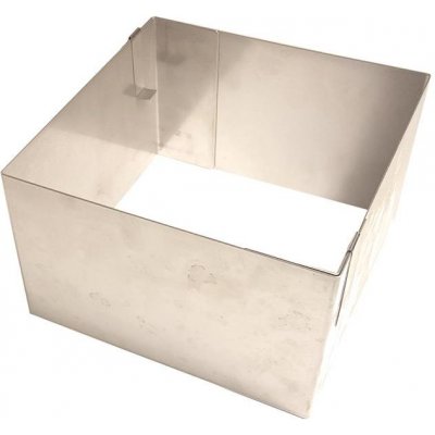 Pevná rozložitelná forma čtverec 25x25cm (výška 12cm) - DR ranty – Sleviste.cz