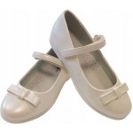 Wojtylko balerínky klasické elegantní ecru lesk svaté přijímání – Zboží Dáma