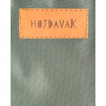 Závěsné houpací křeslo olivové HOJDAVAK MAXI s polštářkem - outdoor tkanina, Lano černé – Zboží Mobilmania