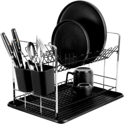 Odkapávač na nádobí Matte Black Collection – Zboží Dáma