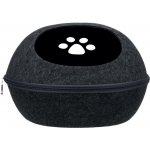 Trixie Plstěná jeskyně pelíšek Liva tmavě šedá 40 x 24 x 47 cm – Hledejceny.cz