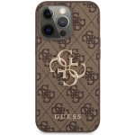 Pouzdro Guess PU 4G Metal Logo iPhone 13 Pro hnědé – Hledejceny.cz