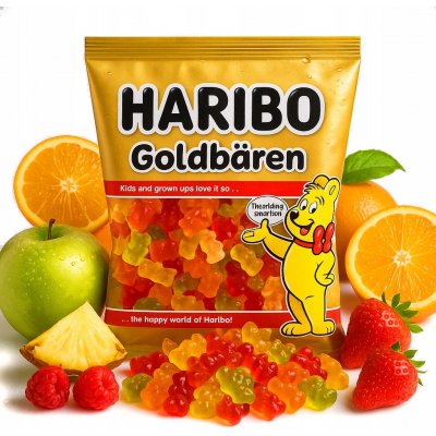 Haribo Goldbären želé medvídci 1 kg – Hledejceny.cz