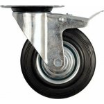 Kolečko otočné s brzdou, gumové 150kg 200/46/235mm – Sleviste.cz