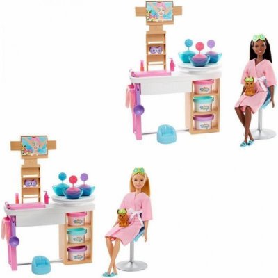 Barbie Salón krásy Herní set s blondýnkou – Zboží Mobilmania