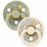 Bibs x Liberty Colour kaučuk dudlík kulatý 2ks ivory sage – Hledejceny.cz