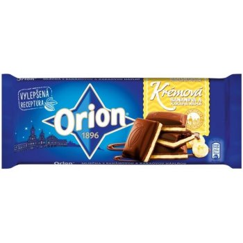 Orion Krémová čokoláda Banán 100 g od 30 Kč - Heureka.cz