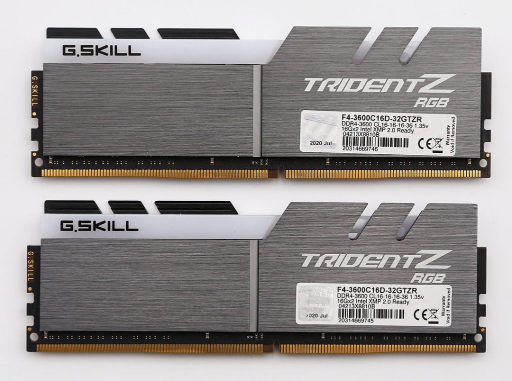 G.Skill DDR4 32GB 3600MHz F4-3600C16D-32GTZR