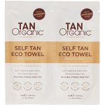 Tan Organic Samoopalovací ekologické ubrousky (Self Tan Eco Towel) 2 x 10 ml – Zboží Dáma