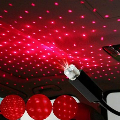 4CAR USB laserová projekce hvězdné oblohy - červená | Zboží Auto