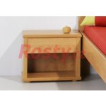 Noční stolek s nikou velký KARLO KLÁRA LAURA L20 LINE, – Sleviste.cz