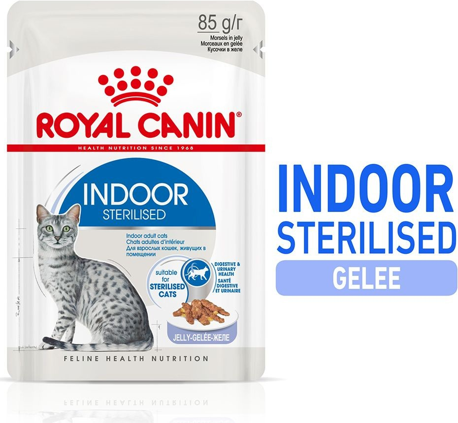 Royal Canin Indoor Sterilised v želé 24 x 85 g