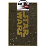 CurePink Gumová Star Wars Hvězdné války Logo (60 x 40 cm) hnědá [GP85535] – Zboží Mobilmania