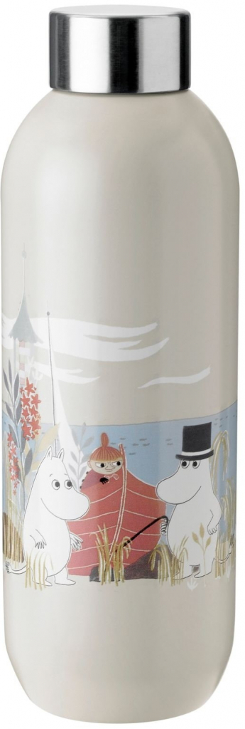 Stelton Cestovní láhev TO GO CLICK MOOMIN matná písková 750 ml