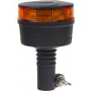 Přední světlomet LED maják, 12-24V, 30x0,7W oranžový na držák, ECE R65 R10