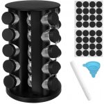 Ruhhy Sada dóz na koření v otočném stojanu 360° 20 ks – Zboží Dáma