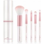 Luvia Cosmetics Travel Set Powder Brush štětec na tvářenku a bronzer ks + Crease Blender štětec na rozmazávání očních stínů ks + Eye Shader štětec na oční stíny ks + Lip Liner Brush štětec na rty ks + – Sleviste.cz