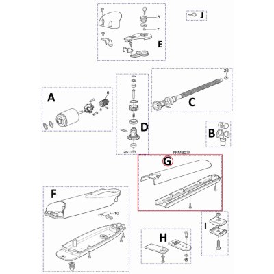 PRMB07F kit krytů - spodní a vrchní pro motor WINGO/ MOBY – Hledejceny.cz