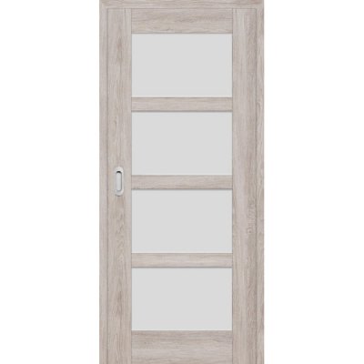 ERKADO Posuvné dveře do pouzdra Juka 4 Dub šedý Greko 80 x 197 cm – Hledejceny.cz