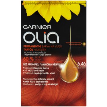 Garnier Olia 6.46 Intenzivní červená měděná barva na vlasy bez amoniaku