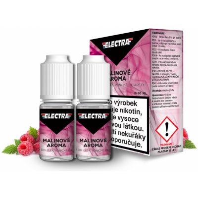 Ecoliquid Electra 2Pack Raspberry 2 x 10 ml 0 mg – Zboží Mobilmania