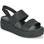 Crocs Sandály Brooklyn Low Wedge W 206453 Černá – Zboží Dáma