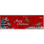 Ruhhy 26464 Merry Christmas červený 160 x 50 cm – Zboží Dáma