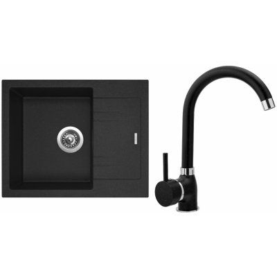 Sinks G1330 Set LINEA 600 Granblack + POLO Granblack – Zboží Dáma