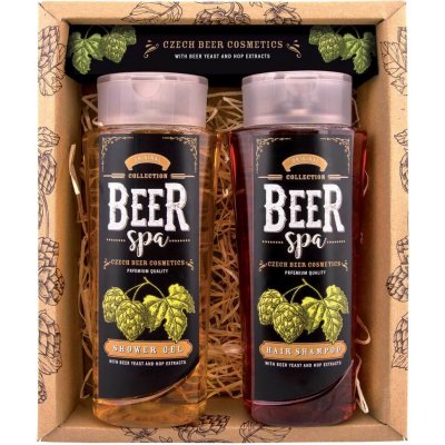 Bohemia Beer Spa sprchový gel 250 ml + vlasový šampon 250 ml dárková sada – Zbozi.Blesk.cz