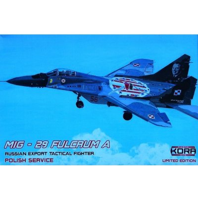 MiG-29 Fulcrum A Polish service plastic kit Kora KPK48002 1:48 – Zboží Mobilmania