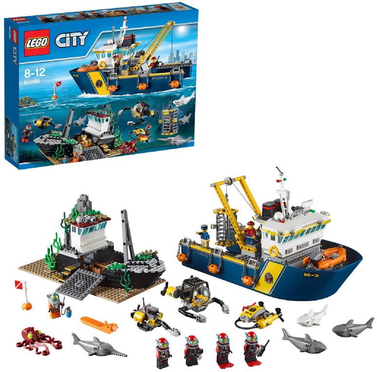 LEGO® City 60095 Plavidlo pro hlubinný mořský výzkum od 5 613 Kč -  Heureka.cz