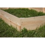 PiPi Dětské dřevěné pískoviště obdélník 120x180x20 cm – Sleviste.cz