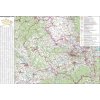 Nástěnné mapy Moravskoslezský kraj - nástěnná mapa 113 x 83 cm, lamino + stříbrný hliníkový rám