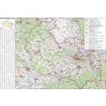 Moravskoslezský kraj - nástěnná mapa 113 x 83 cm, lamino + lišty – Zboží Dáma