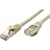 síťový kabel Value 21.99.0847 S/FTP patch, kat. 6a, drát, LSOH, 50m, šedý