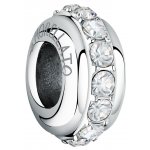 Morellato Moderní ocelový korálek s krystaly Drops SCZ1248 – Zboží Dáma