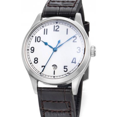 Tisell Watch Marine white s datem Hnědá