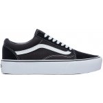 Vans semišové tenisky na platformě Old Skool černé – Zboží Mobilmania