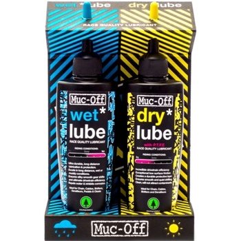 Muc-Off Wet+Dry Lube 2x120 ml