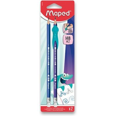 MAPED Sady grafitových tužek Kidy Learn Finger Guide 2ks 166654 – Hledejceny.cz