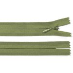 Spirálový zip no.3 skrytý nerozepínací 40cm látkový - více barev color: 664 khaki – Hledejceny.cz