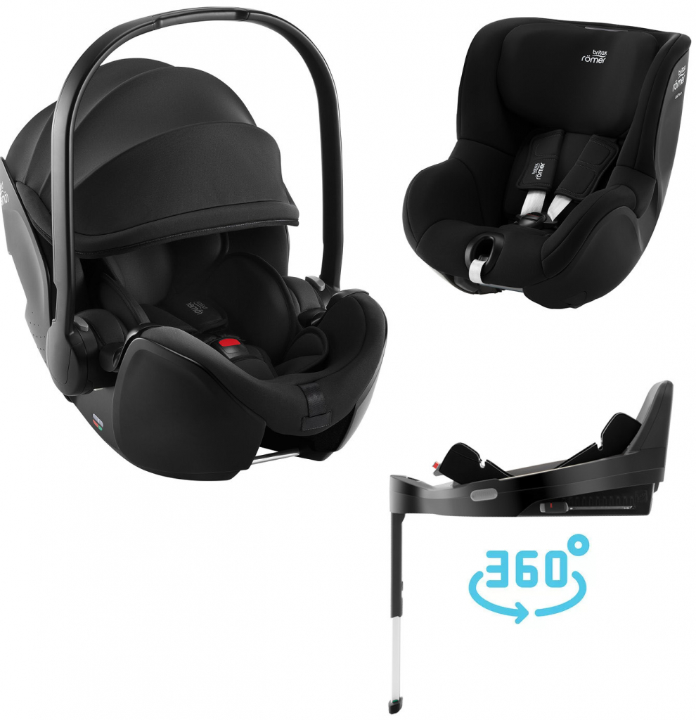 BRITAX RÖMER set Baby-Safe Pro + Vario Base 5Z + Dualfix 5z 2024 Space Black