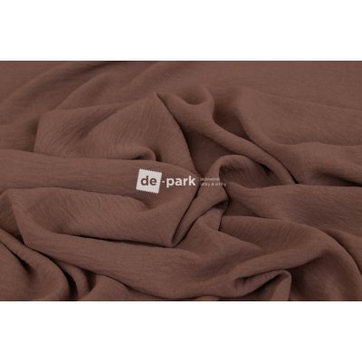 de-park Mačkaná pružná viskoza - mocca – Zboží Dáma