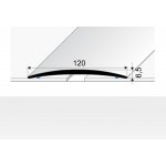 Profil Team přechodová Stříbrná E01 120 mm 1 m – Sleviste.cz